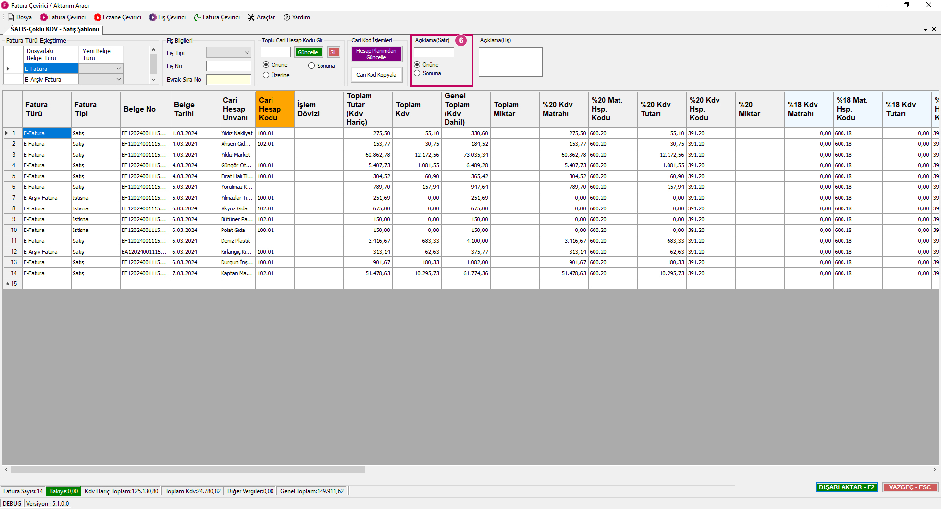 6-Açıklama (Satır)